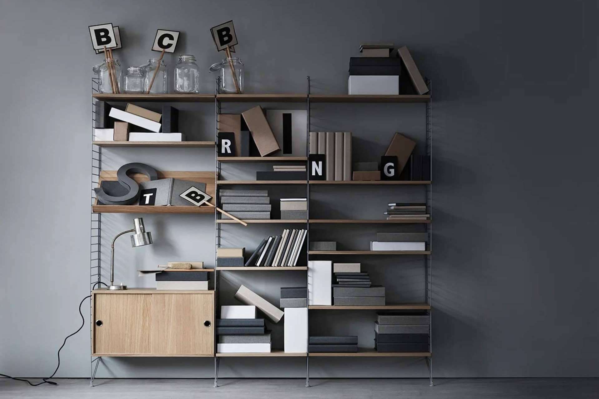 String Furniture, un sistema de estantería modular