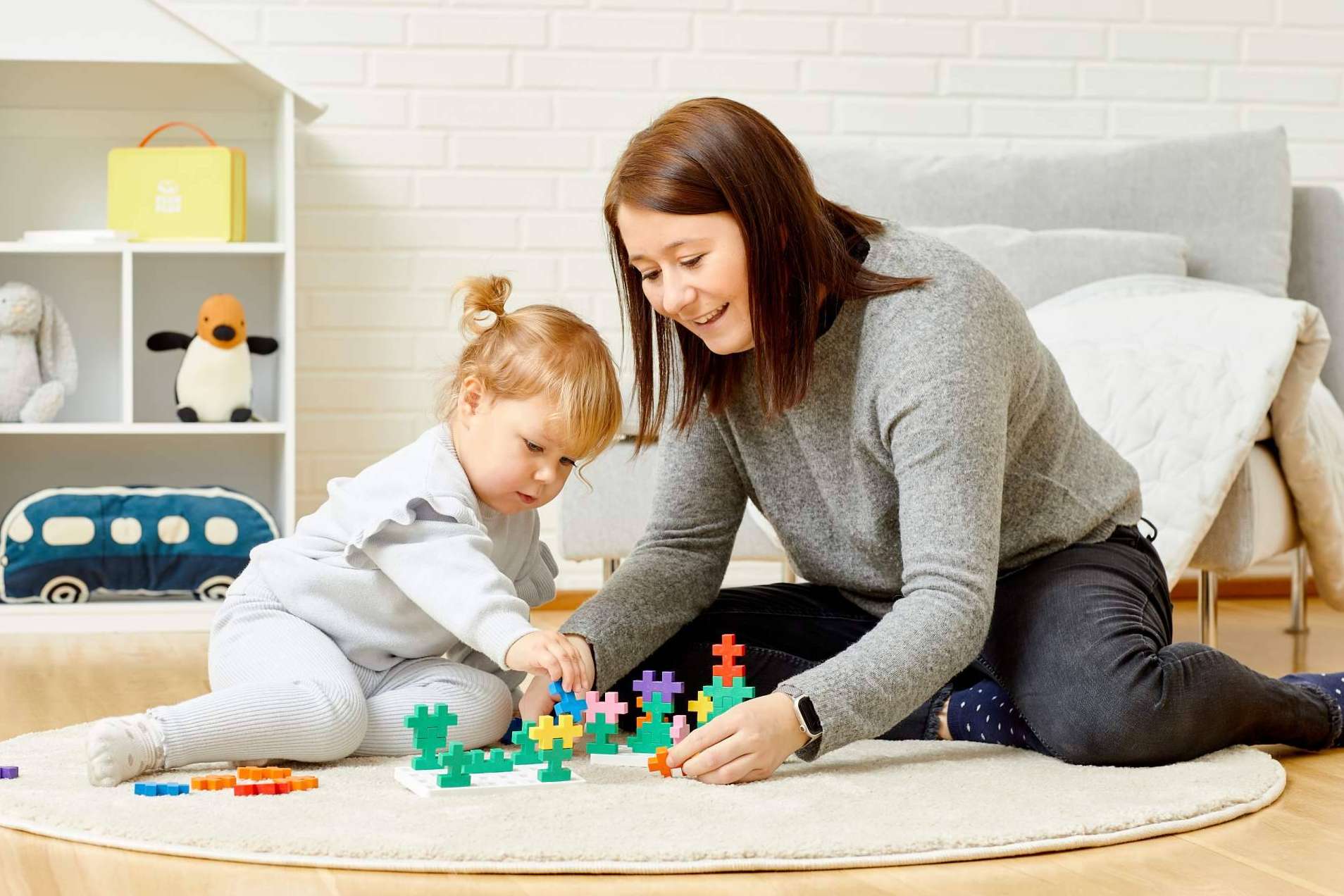 La línea de construcción creativa de Plus-Plus para los pequeños de casa
