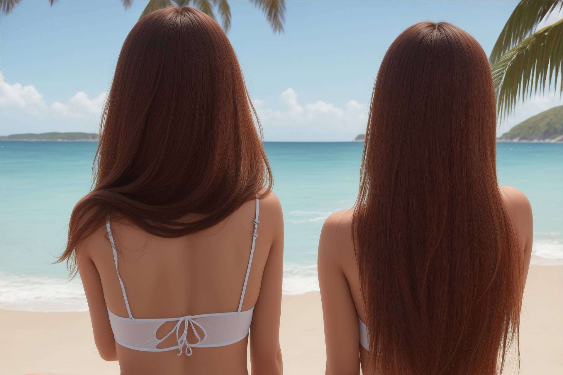 Cero encrespamiento post playa y piscina con VegLiss. Hidratación y resultados profesionales para el cabello