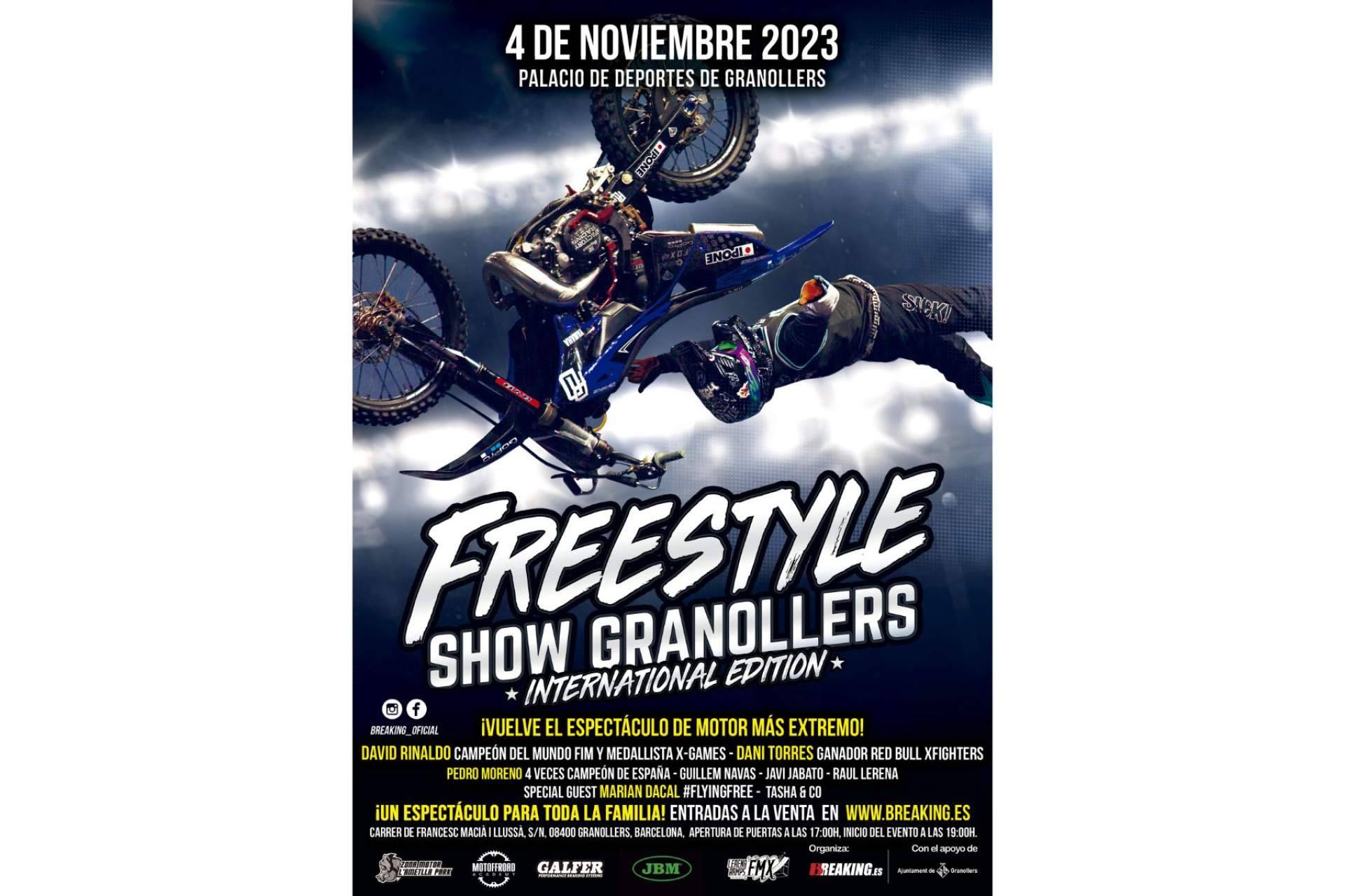Uno de los espectáculos más extremos del mundo del motor regresa el 4 de noviembre al Palacio de Deportes de Granollers
