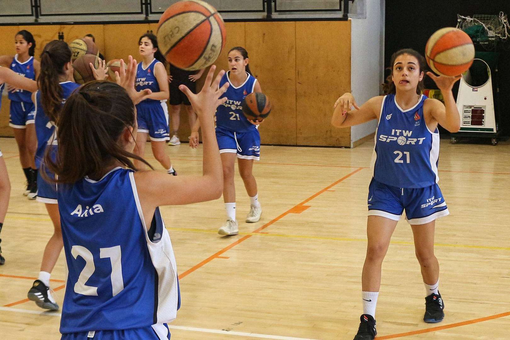 Entrenamiento de baloncesto en España, por ITW Sport