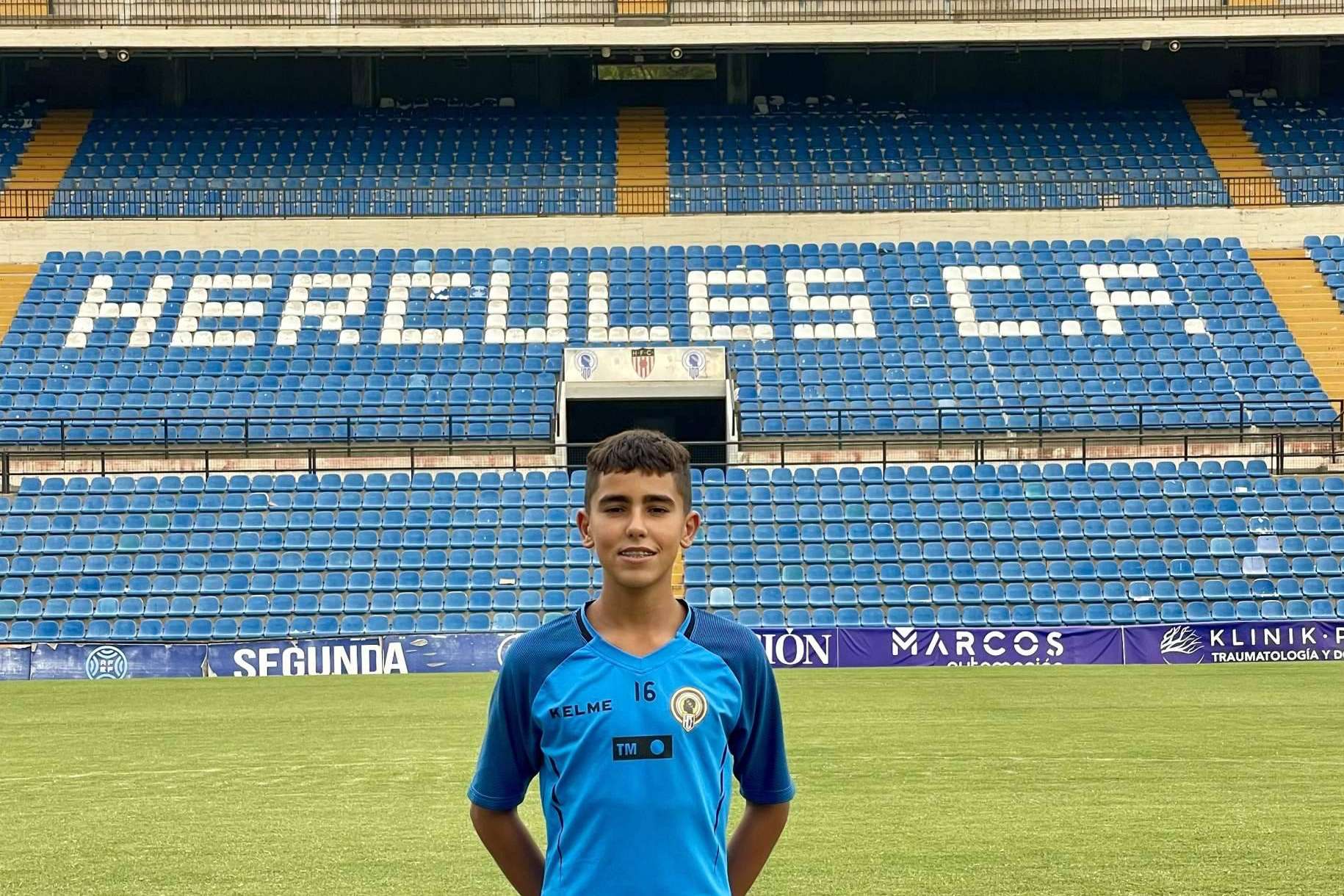 Roi López, el prometedor jugador de fútbol de 14 años