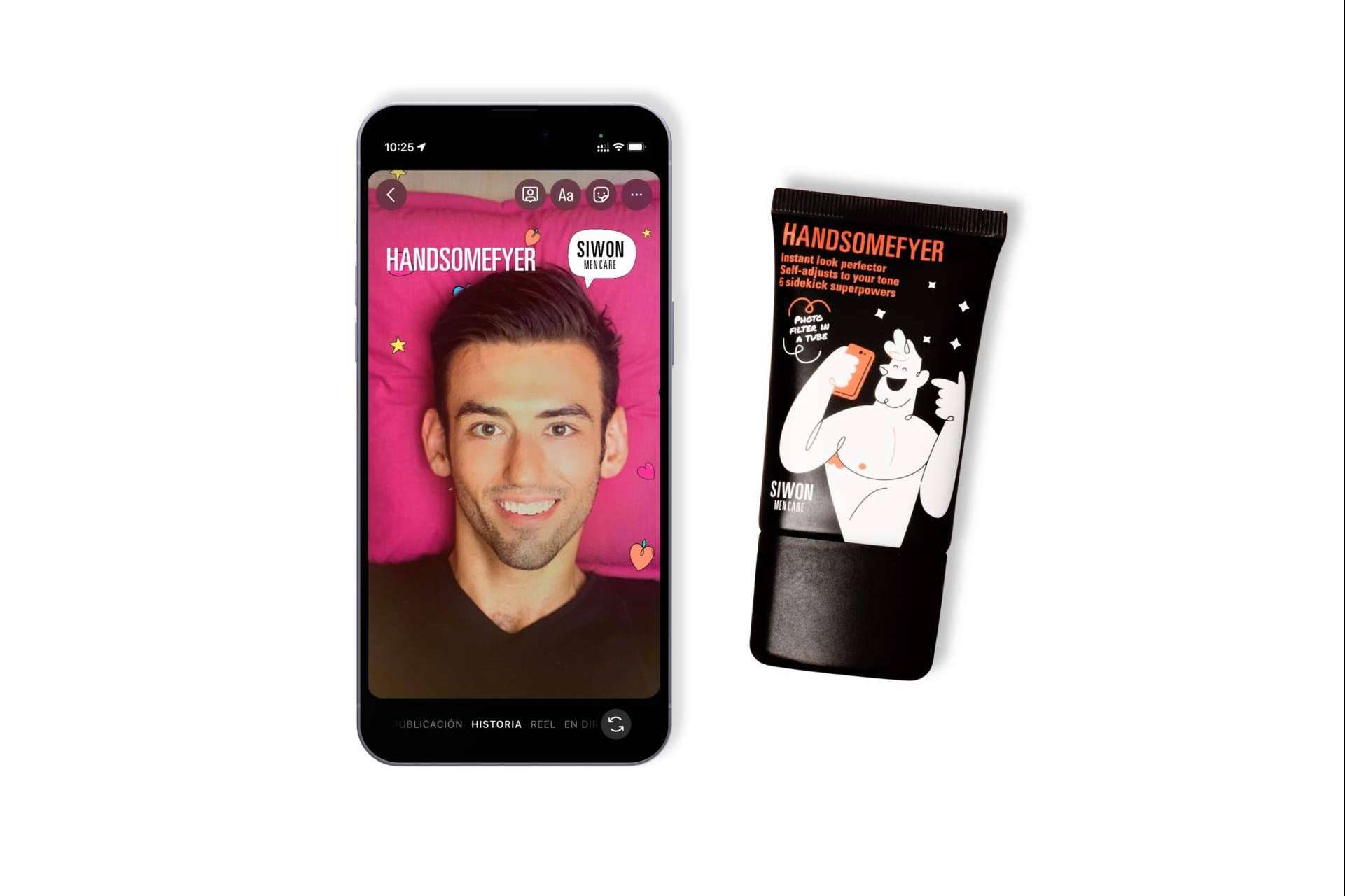 Siwon, la startup de cosmética masculina, ha roto barreras físicas y digitales con sus filtros de realidad aumentada