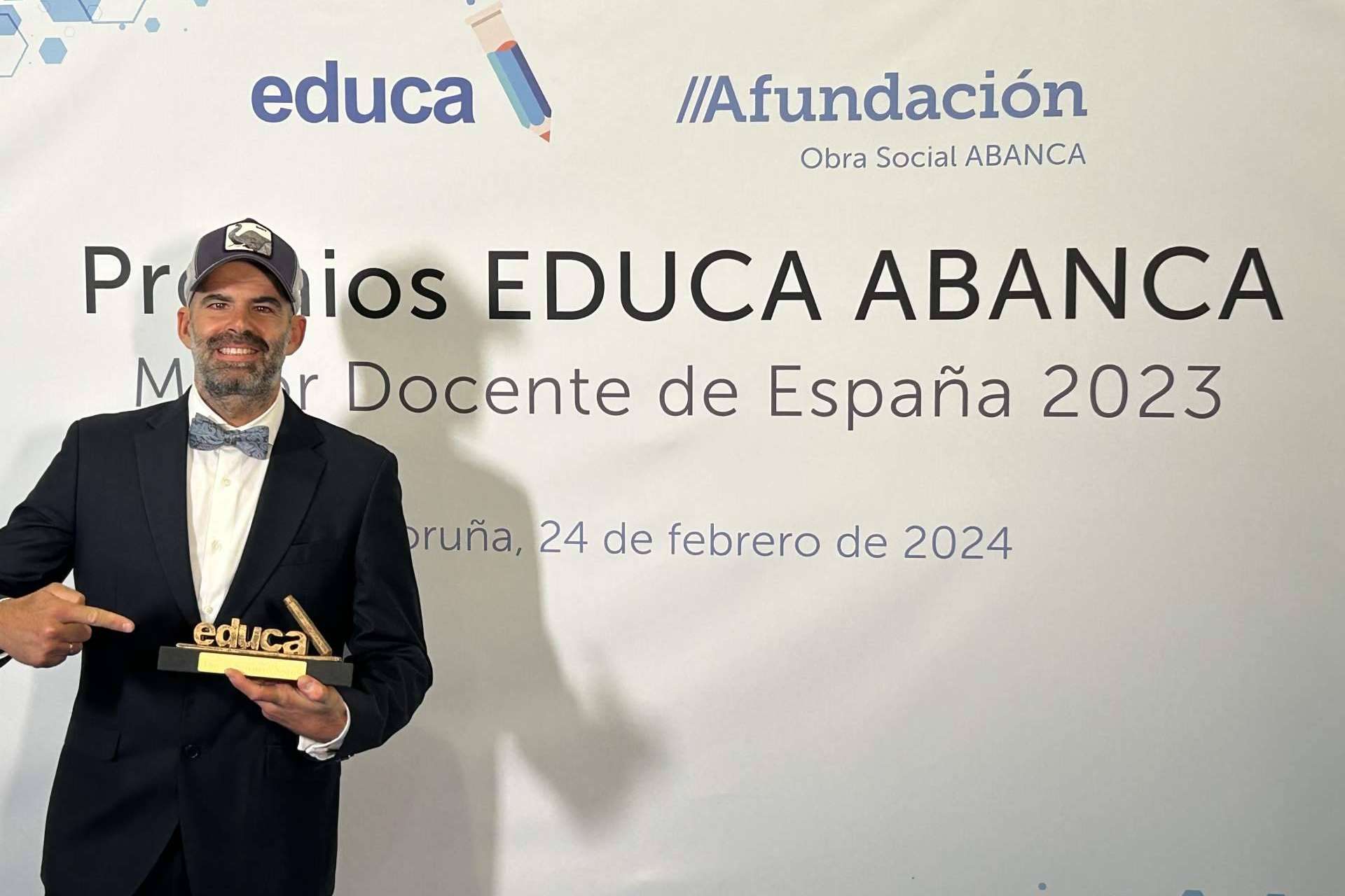 Daniel Navarro Ardoy, CEO y Director Pedagógico de Opospills, es galardonado