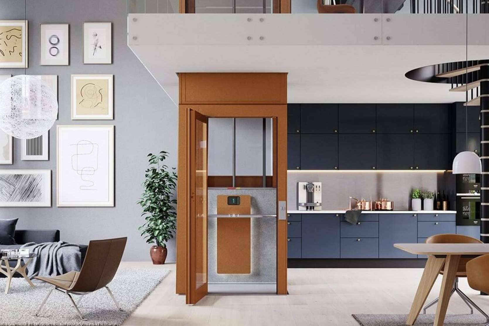 Diseño y calidad en ascensores para casas, con Cibes Lift