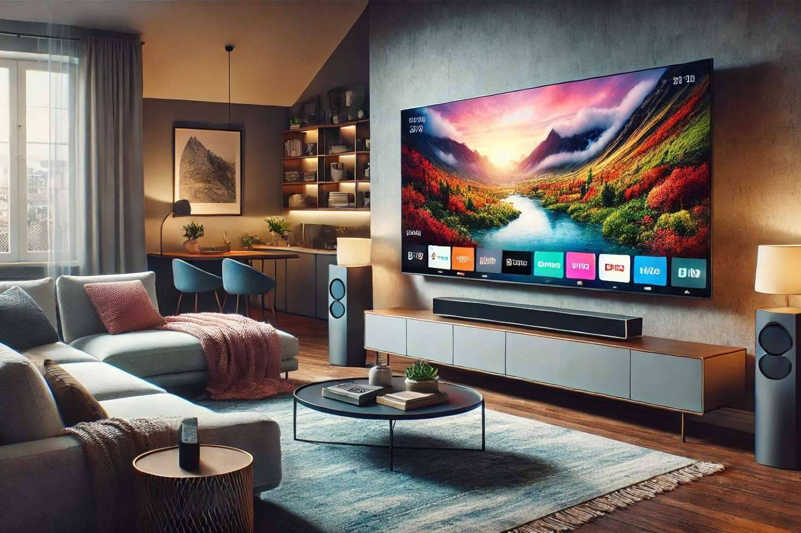 Smart TV 40 pulgadas Led Full HD de ANEXA, un televisor equipado con Hey Google Official Assistant y control por voz