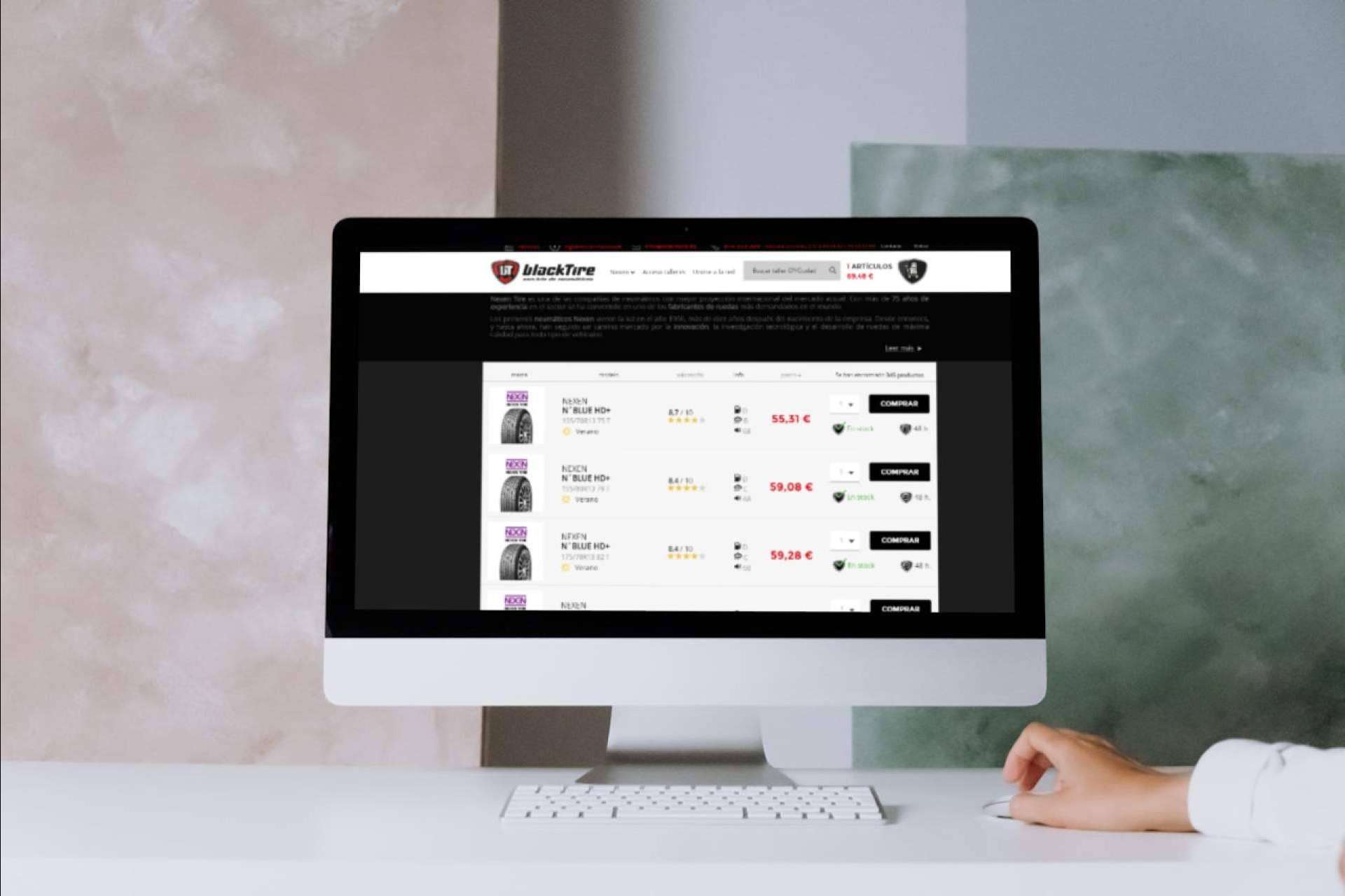 Neumáticos online para vehículos de todo tipo, en BlackTire