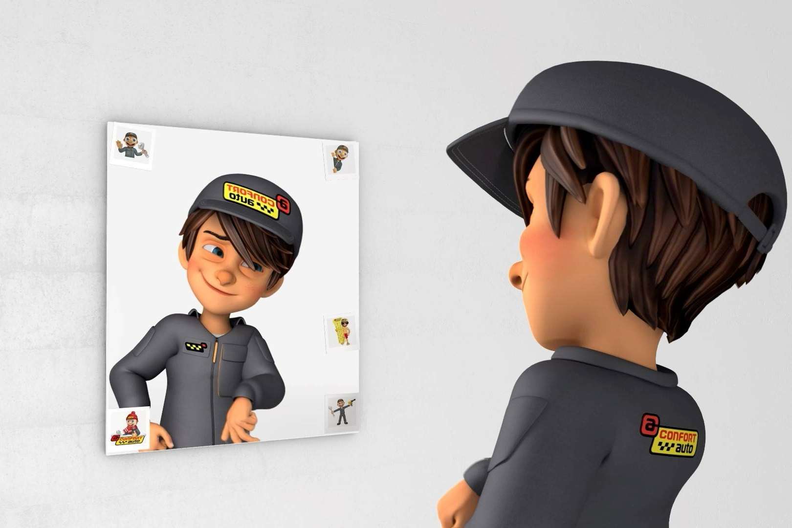 Confortauto presenta el nuevo diseño de su icónico personaje Nico