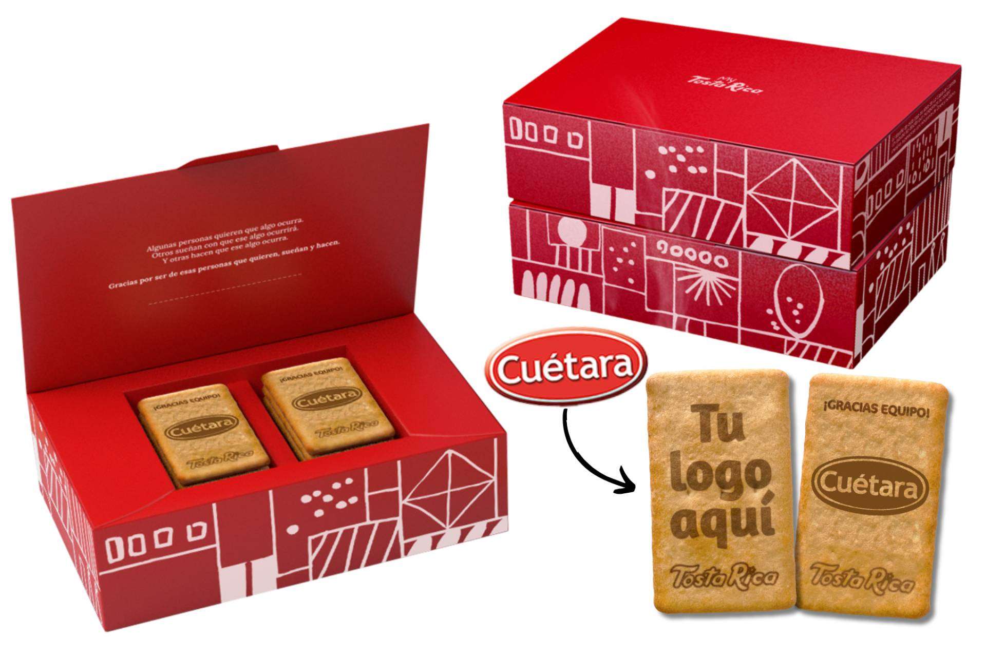 My TostaRica ofrece un regalo ideal para eventos corporativos con sus galletas personalizadas
