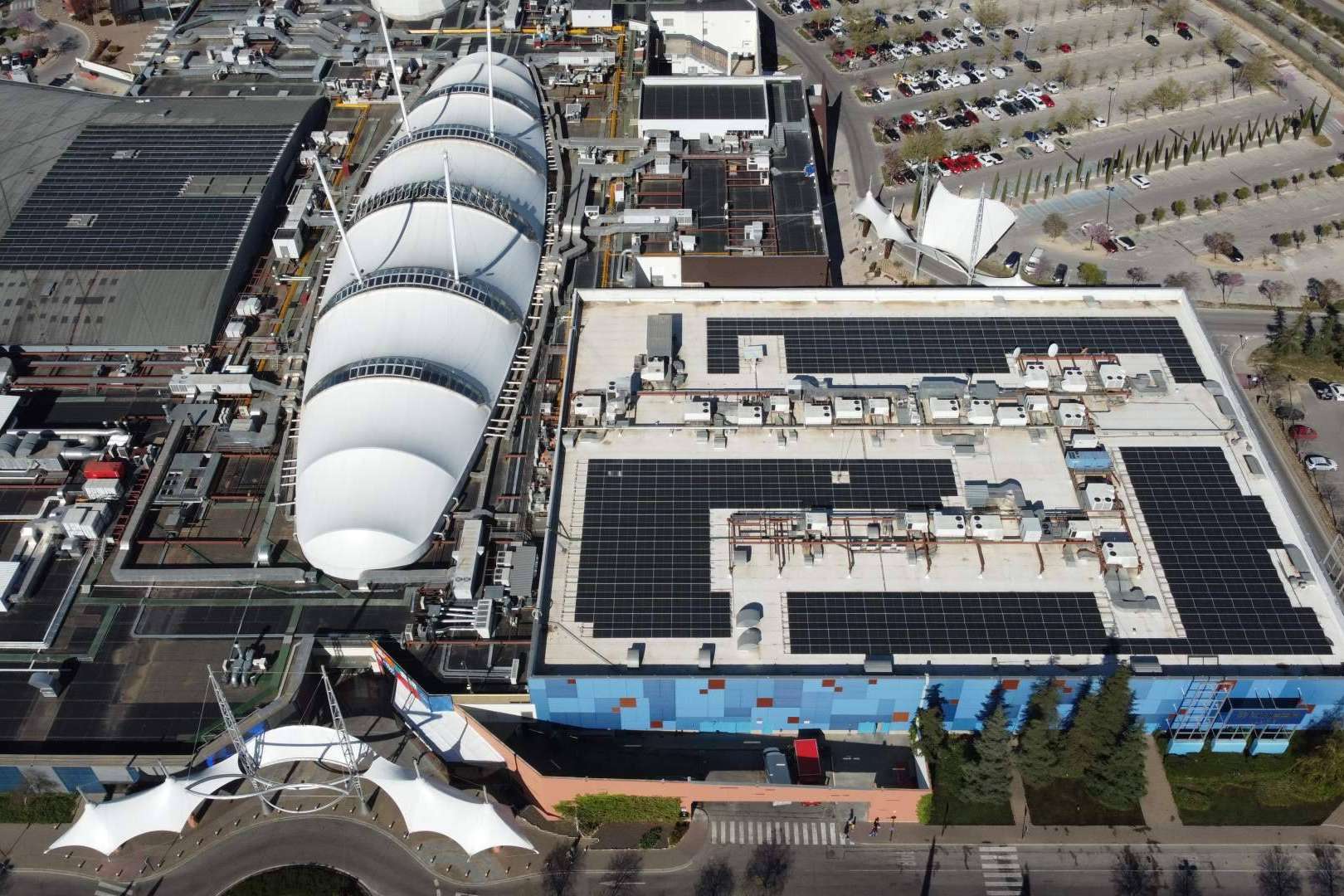 En Xanadú, el parque de nieve de Madrid ya dispone de paneles solares