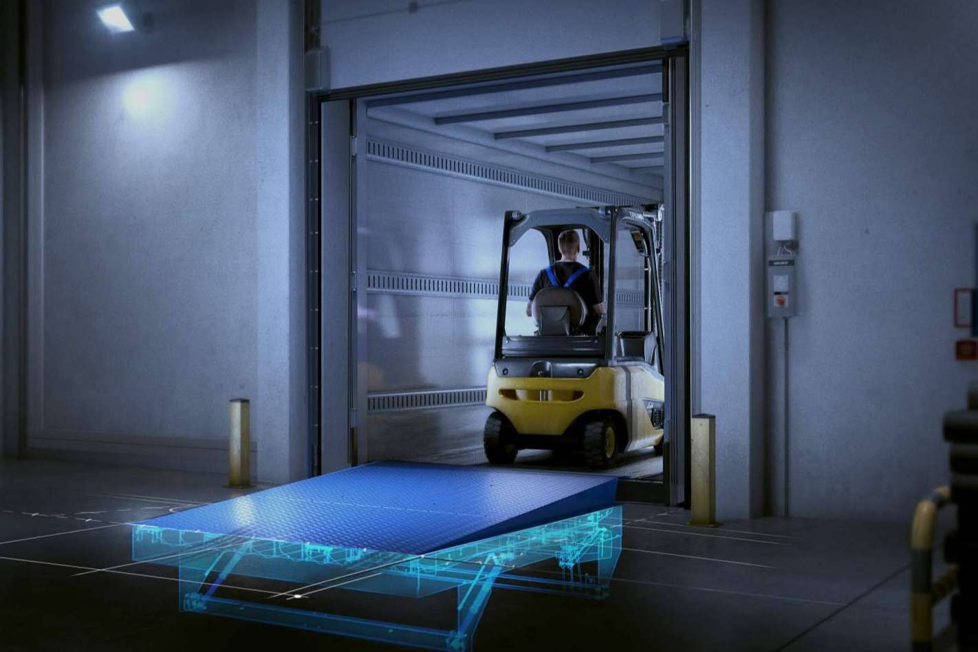 Muelles de carga más seguros y duraderos con las plataformas DL6220 de ASSA ABLOY