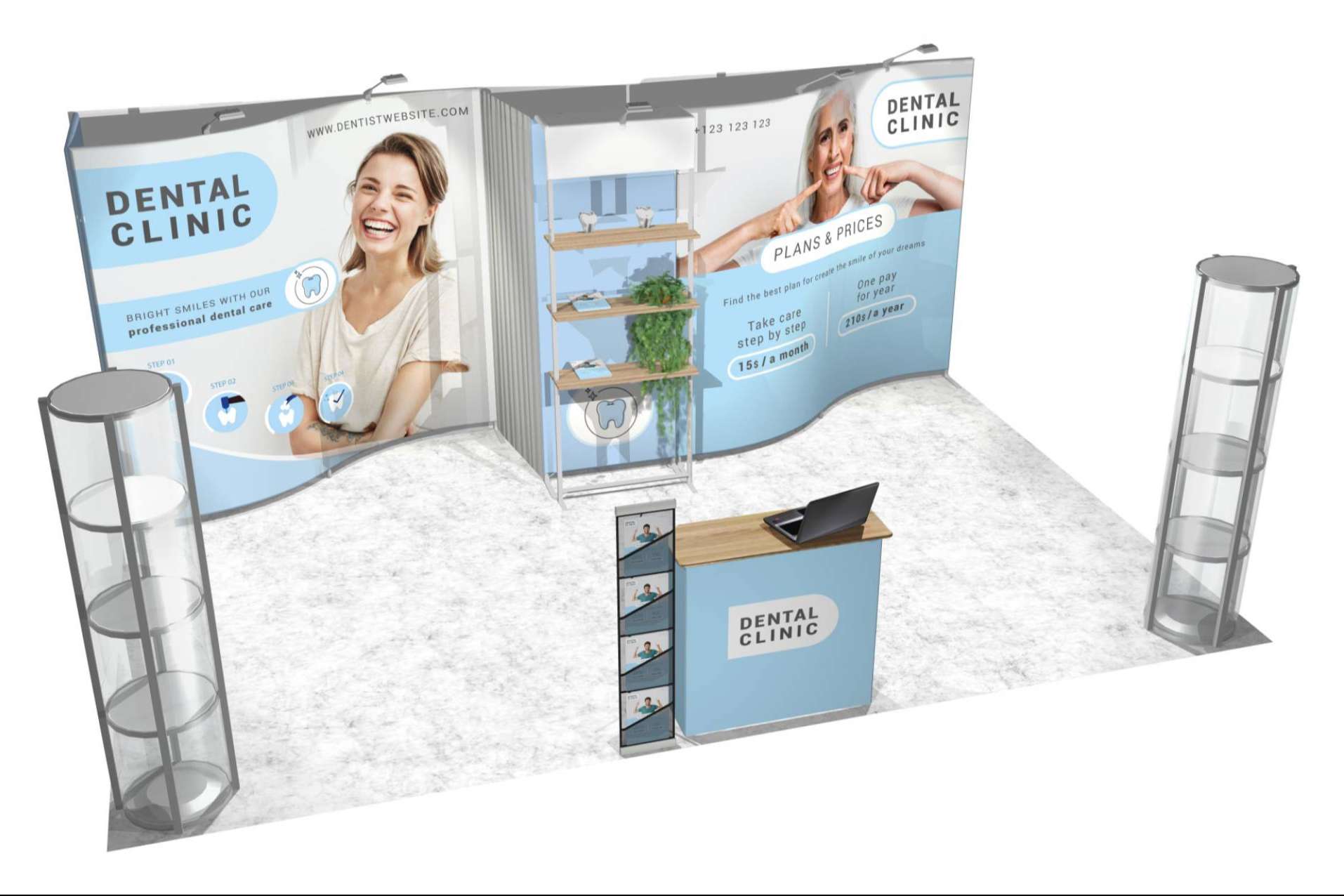 Contour, el stand automontable que ofrece portabilidad y elegancia en congresos