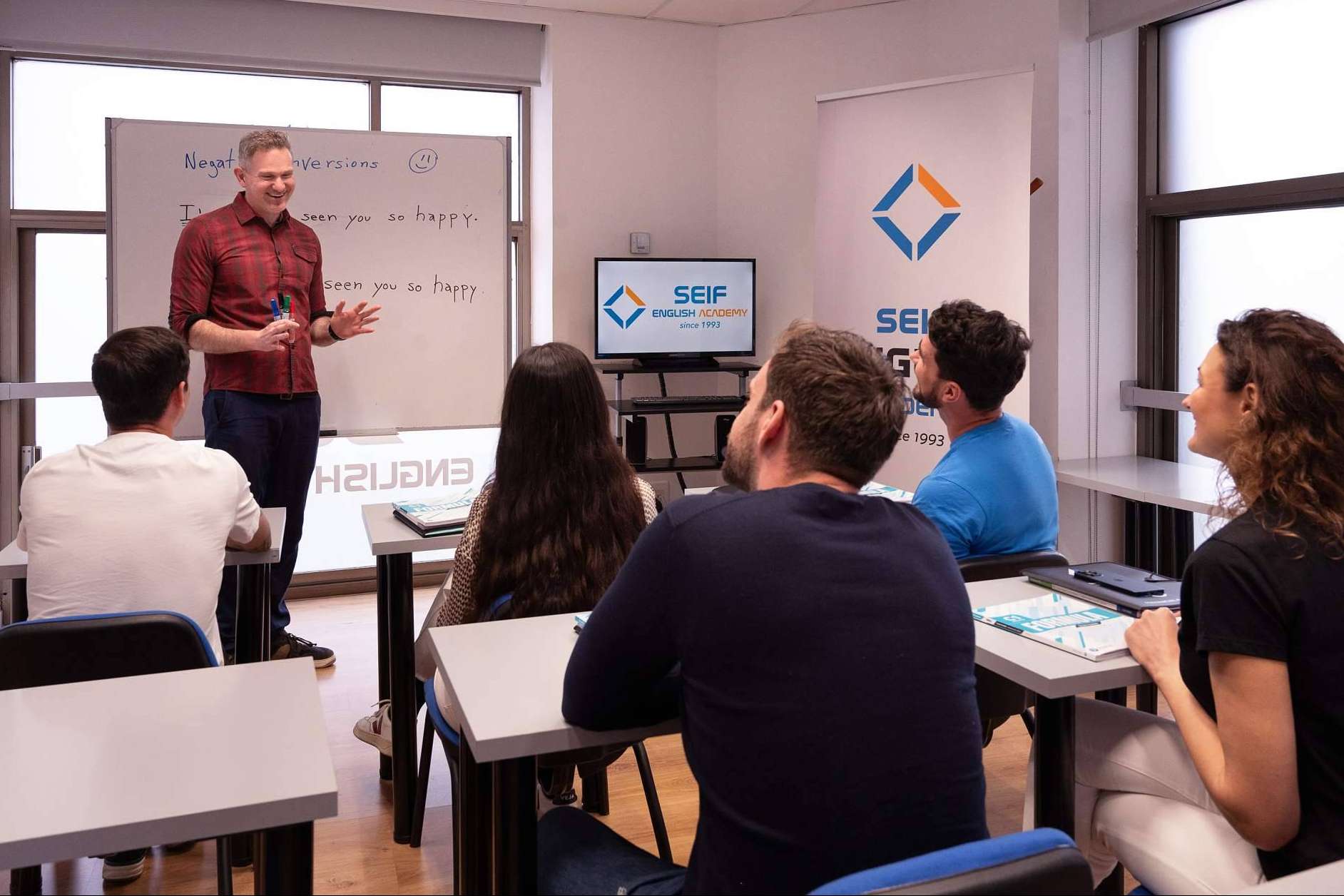 Seif English Academy ofrece cursos intensivos de inglés para adultos en Madrid