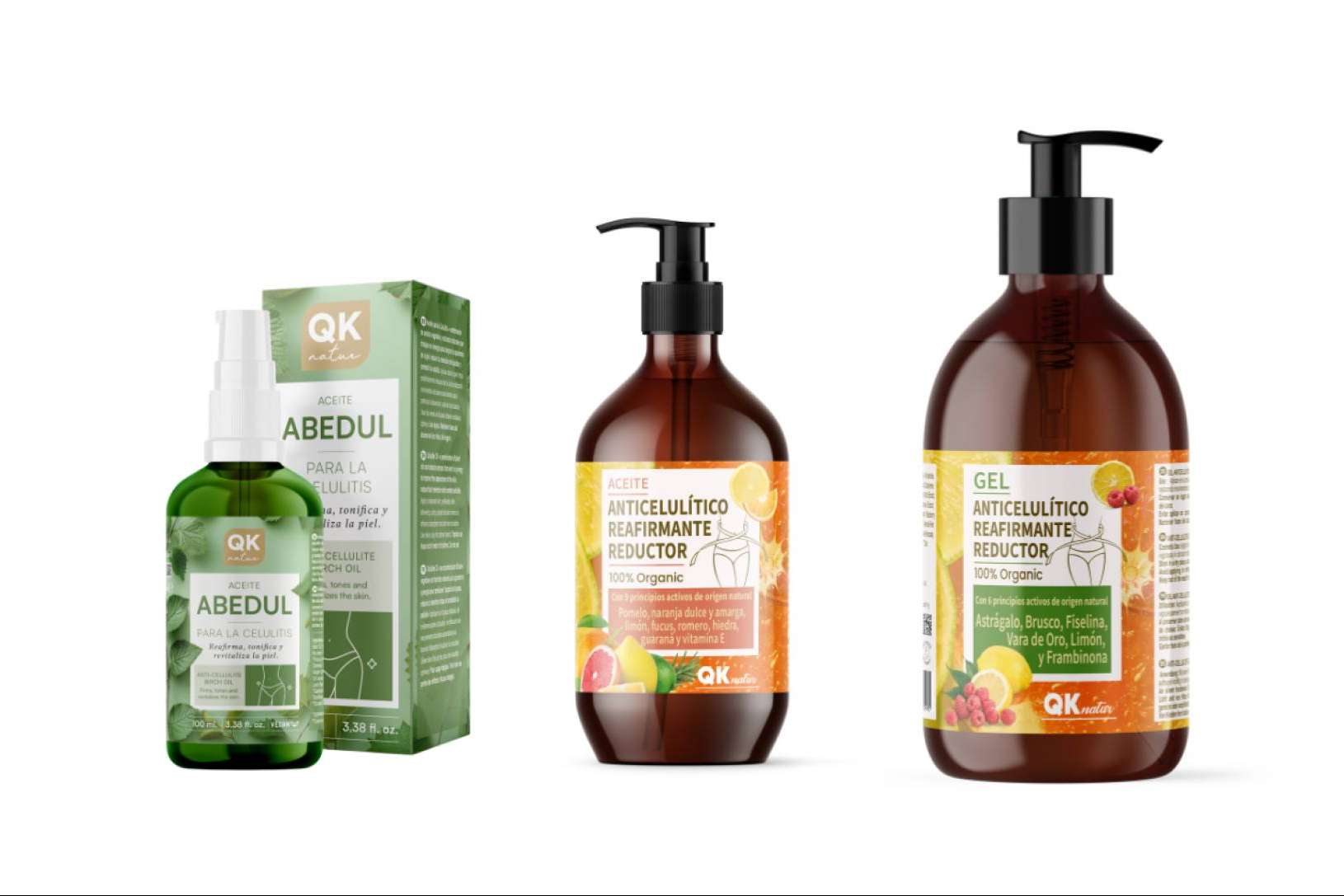 Los productos anticelulíticos de QKnatur combinan cosmética natural y vegana con acción reafirmante
