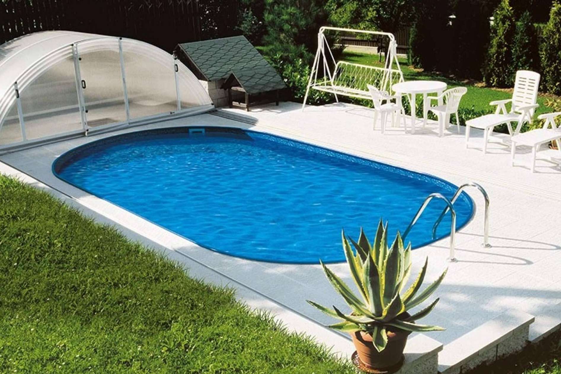 Este verano, el hogar se convierte en el mejor destino con las piscinas Ibiza redondas y ovaladas