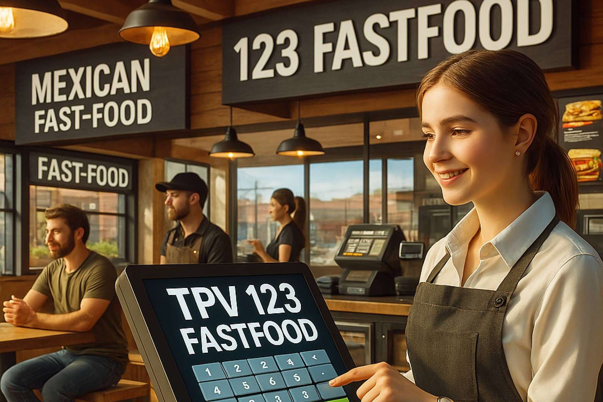 El software TPV 123 FastFood transforma la operativa en restaurantes fast food