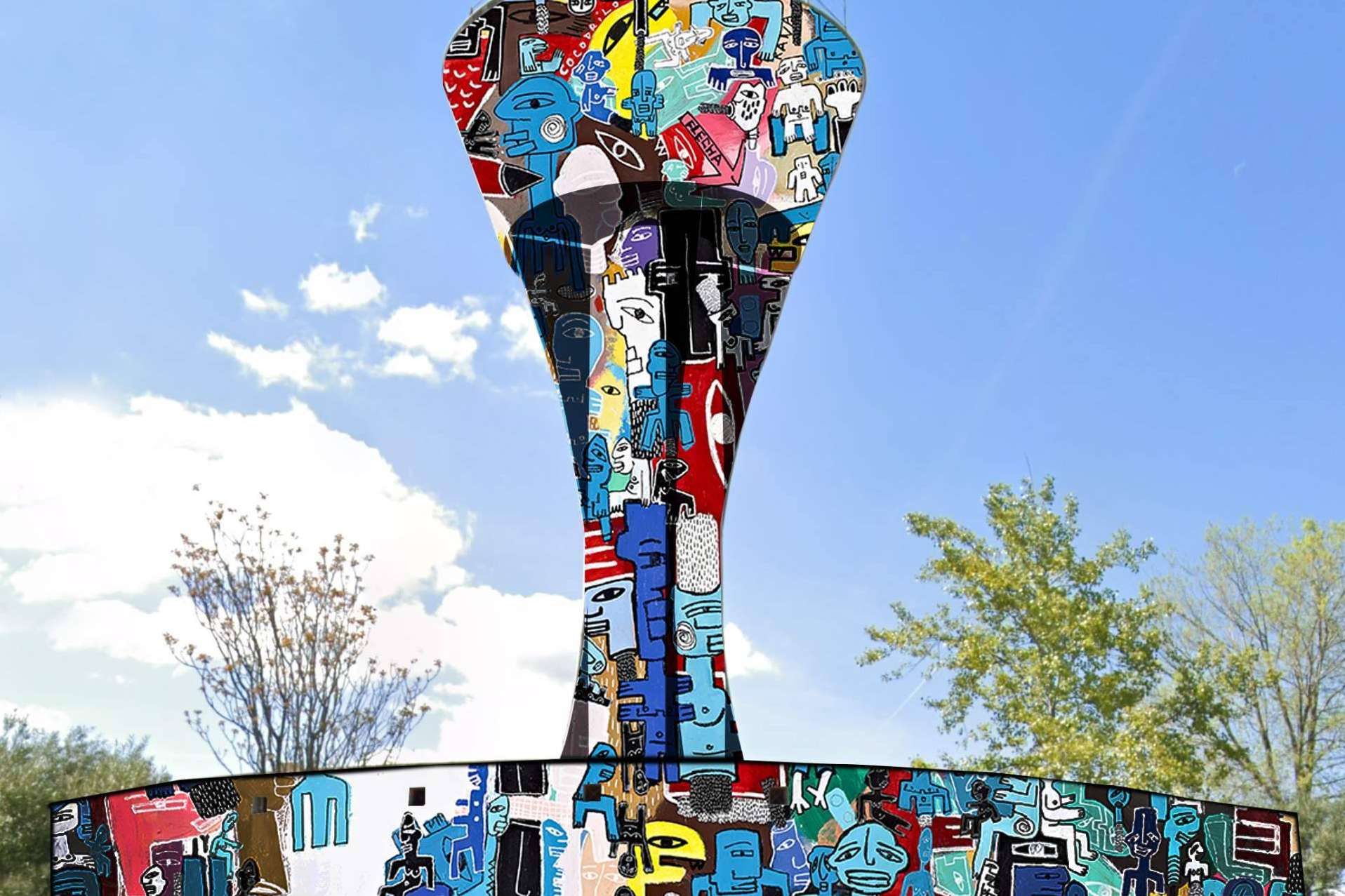 Murales artísticos de gran formato; Artemural transforma fachadas y entornos con pintura de alto impacto