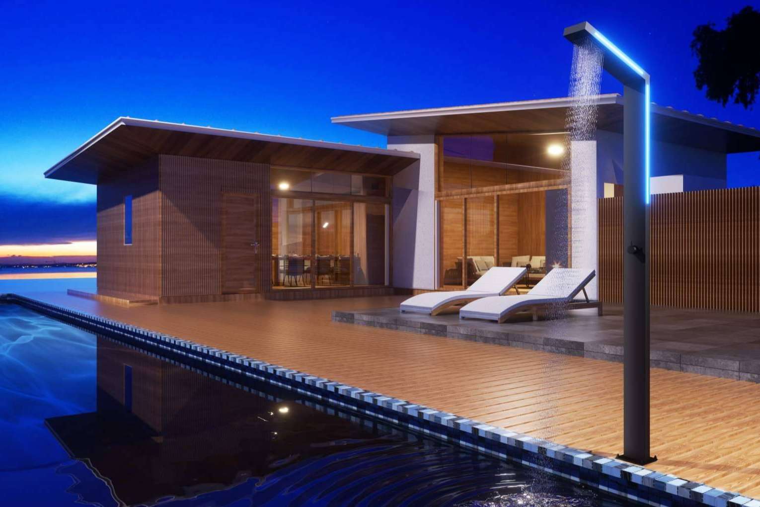 La innovación en grifería exterior, serie SENSE con iluminación LED integrada