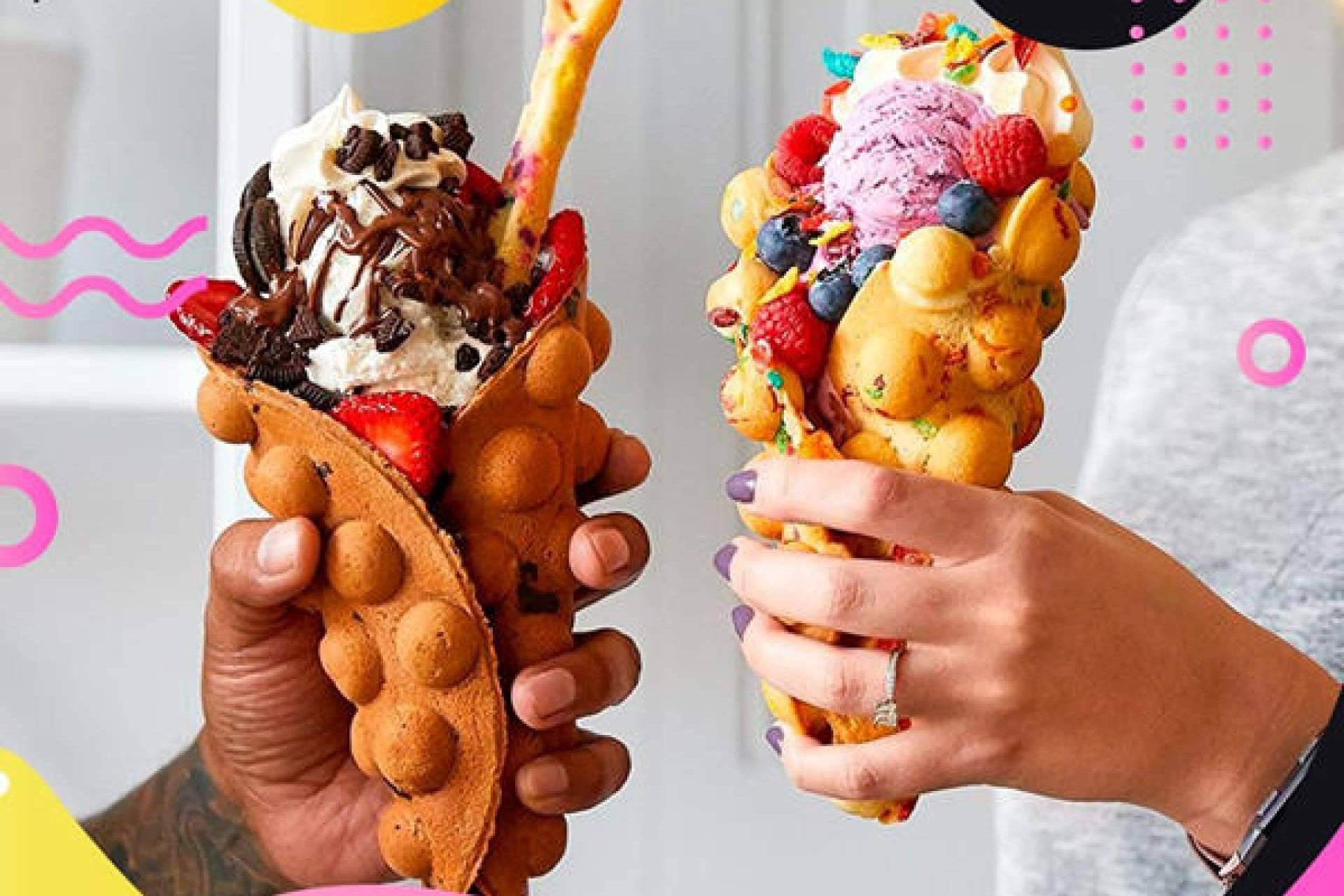 Llooly introduce un concepto de franquicia único con bubble waffles e ice rolls en España