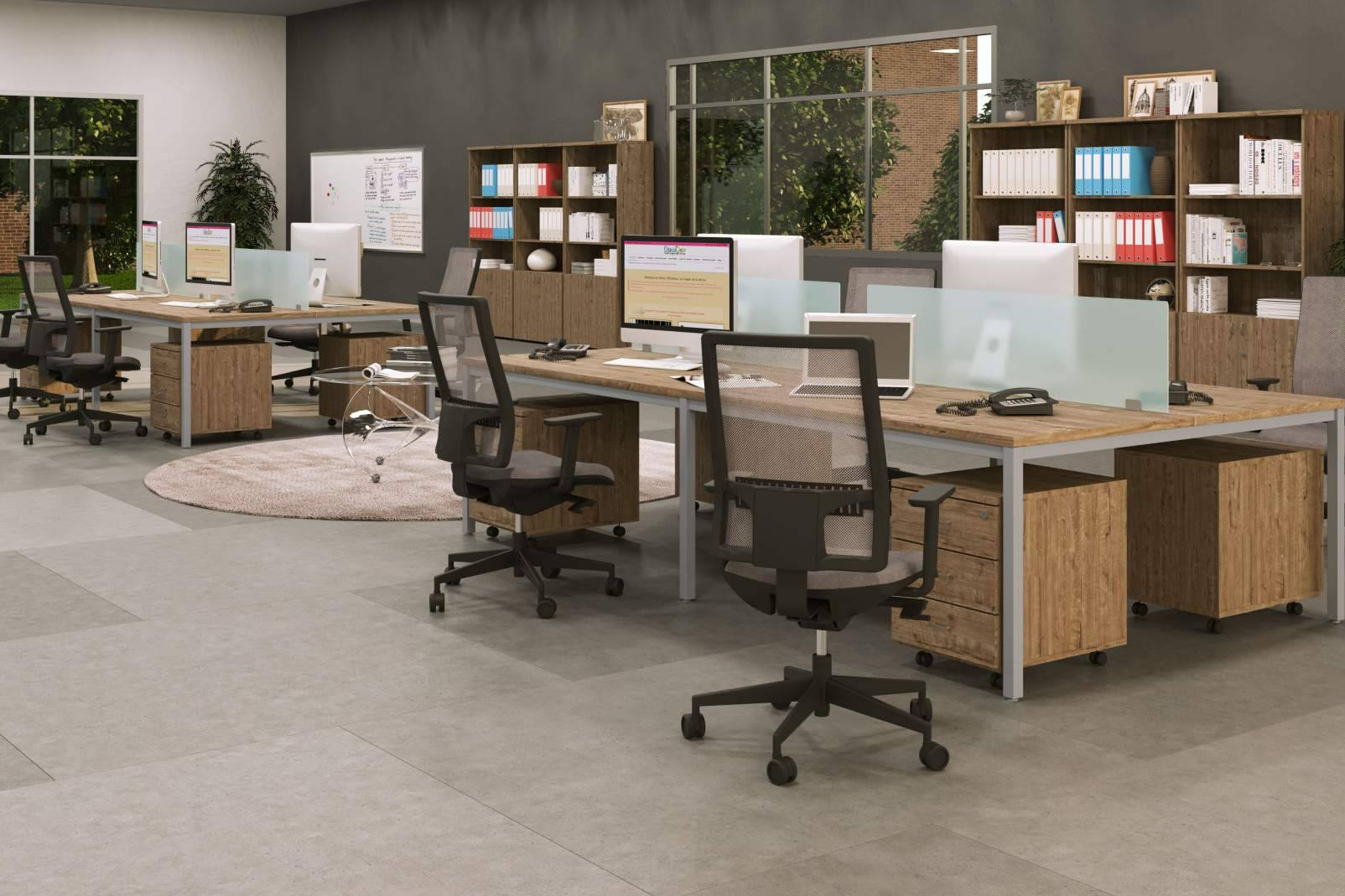 Soluciones de mobiliario operativo de OfficeDeco para oficinas modernas