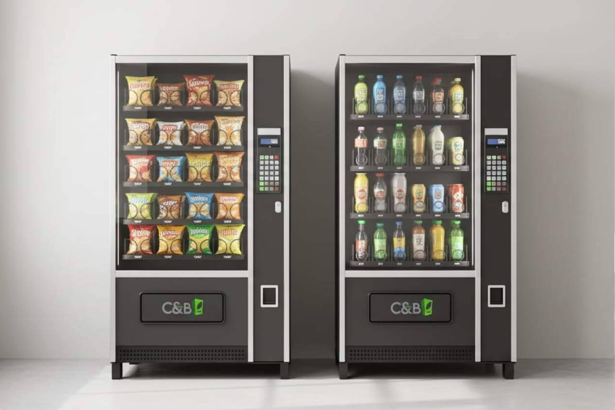 Maquinas Vending C&B Señor ofrece máquinas vending personalizadas para oficinas en Madrid