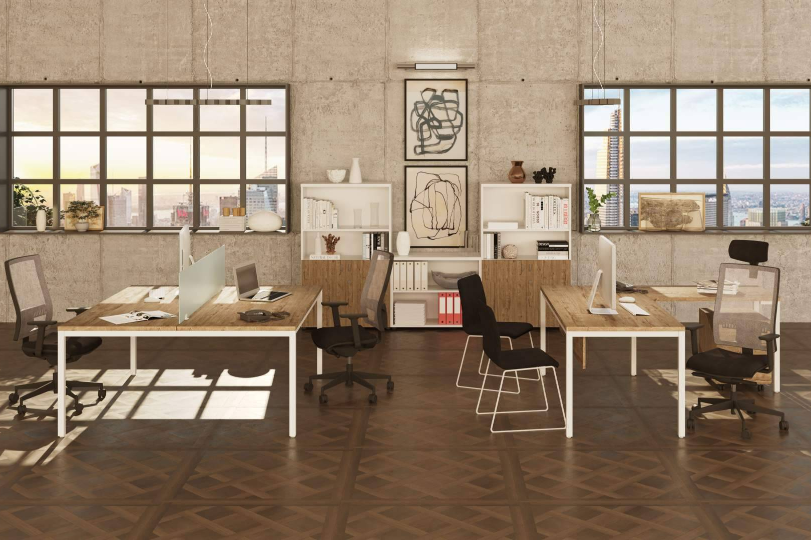 Muebles de oficina que transforman oficinas tradicionales en espacios de trabajo inspiradores