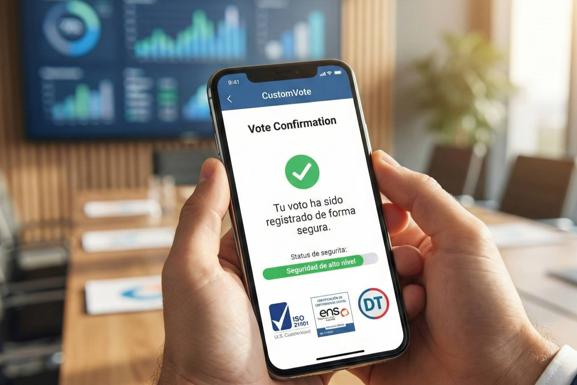 Una plataforma de votación electrónica segura para votaciones híbridas; así lo plantea CustomVote en organizaciones y empresas
