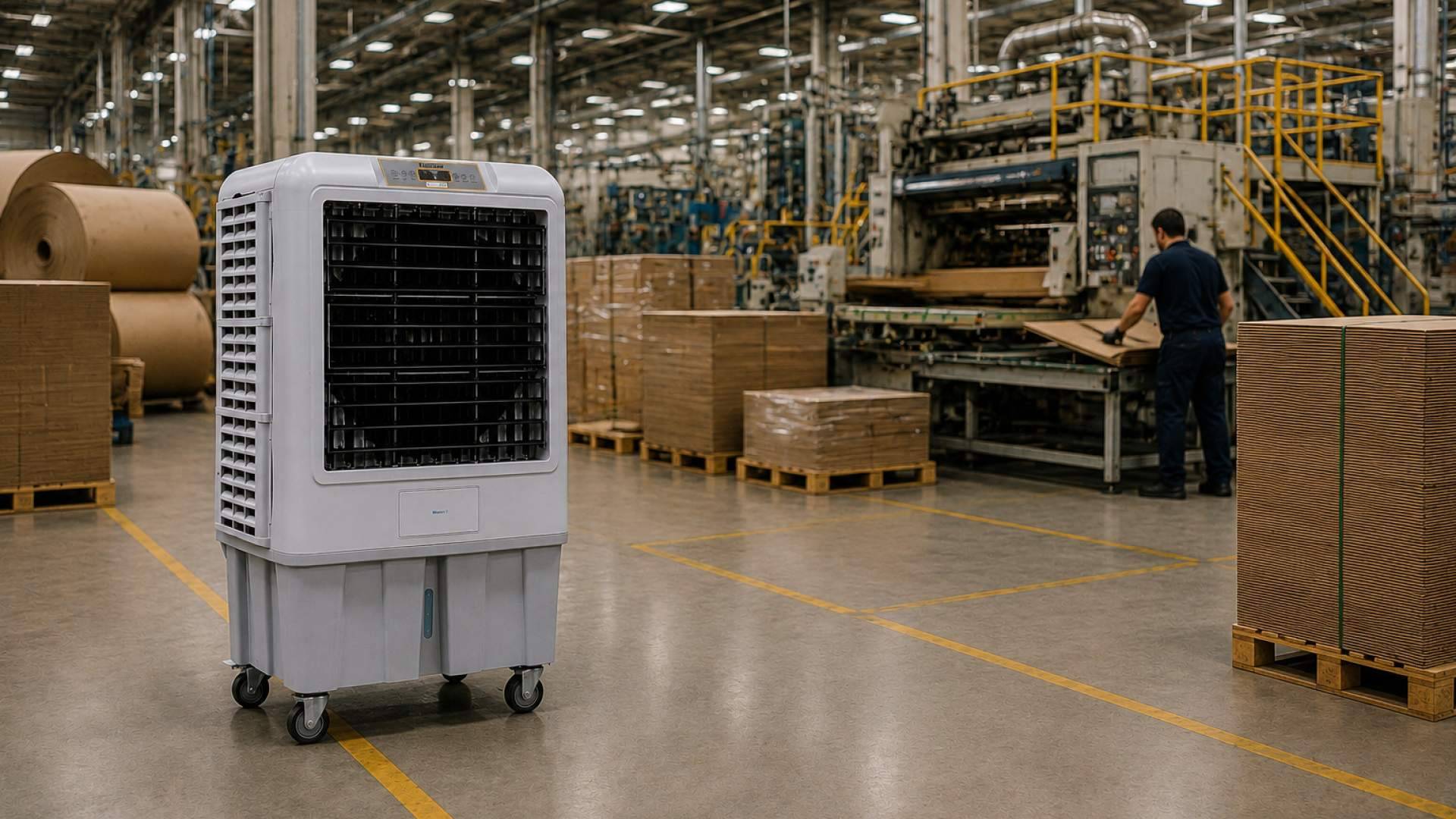 Esencial Cool apuesta por la climatización portátil industrial ante las olas de calor