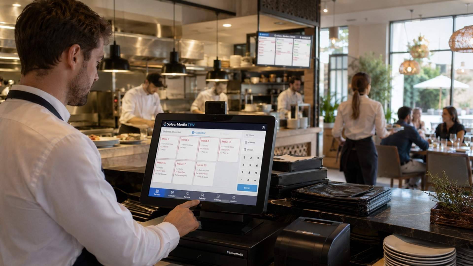 SolverMedia transforma la gestión diaria de los restaurantes con un sistema que conecta camareros y fogones