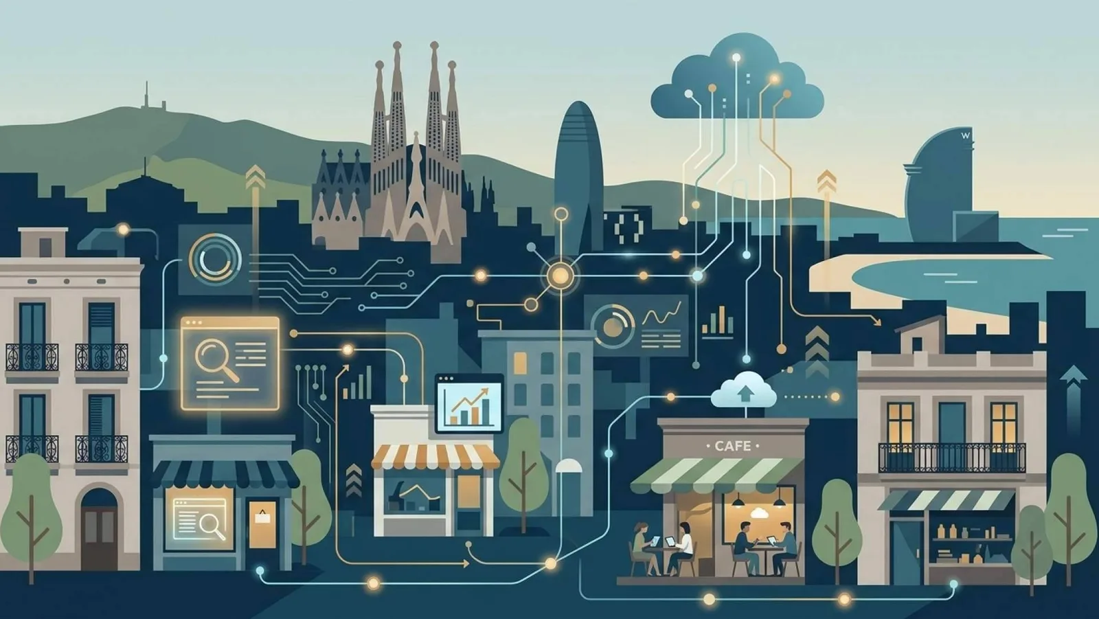 La inteligencia artificial refuerza las estrategias de diseño web y SEO en las pymes de Barcelona